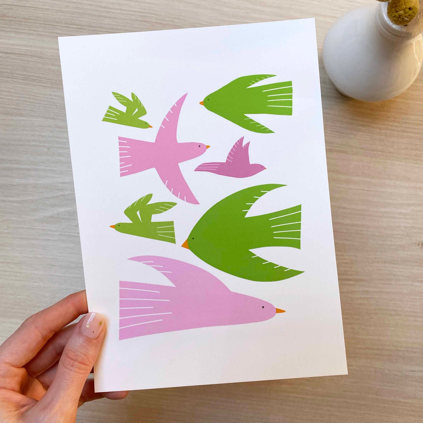 Imperfect 'Birding' Fine Art Print (A5)