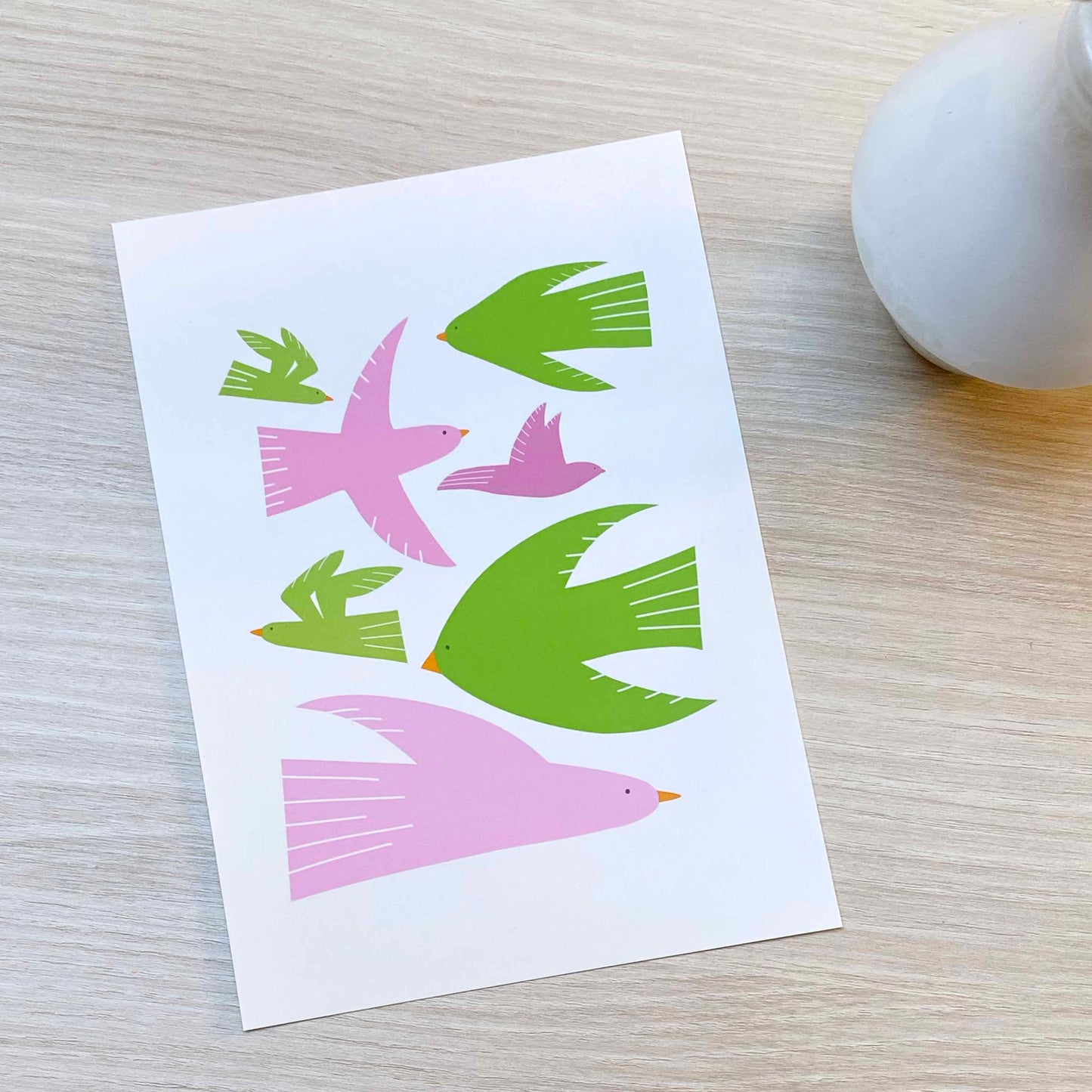 Imperfect 'Birding' Fine Art Print (A5)