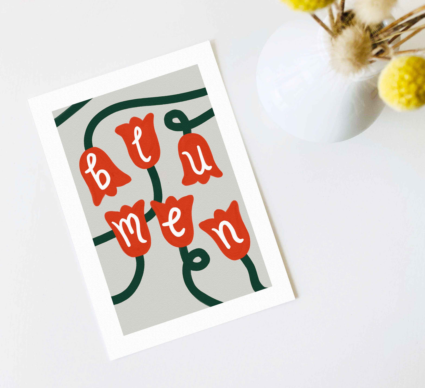 'Blumen' Fine Art Print