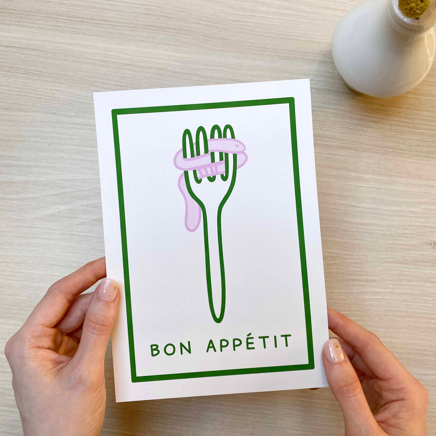 Imperfect 'Bon Appétit' Fine Art Print (A5)