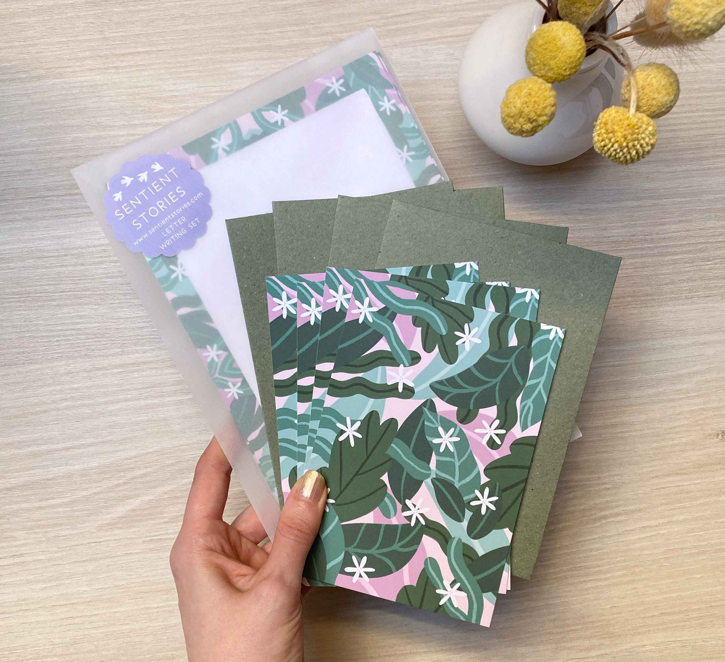 'Botanical' Snail Mail Set