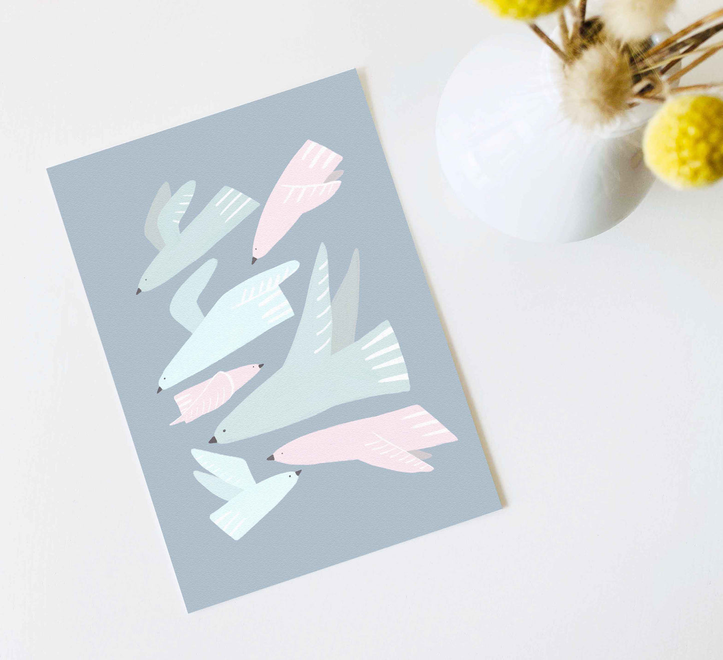 'Busy Birds' Fine Art Print