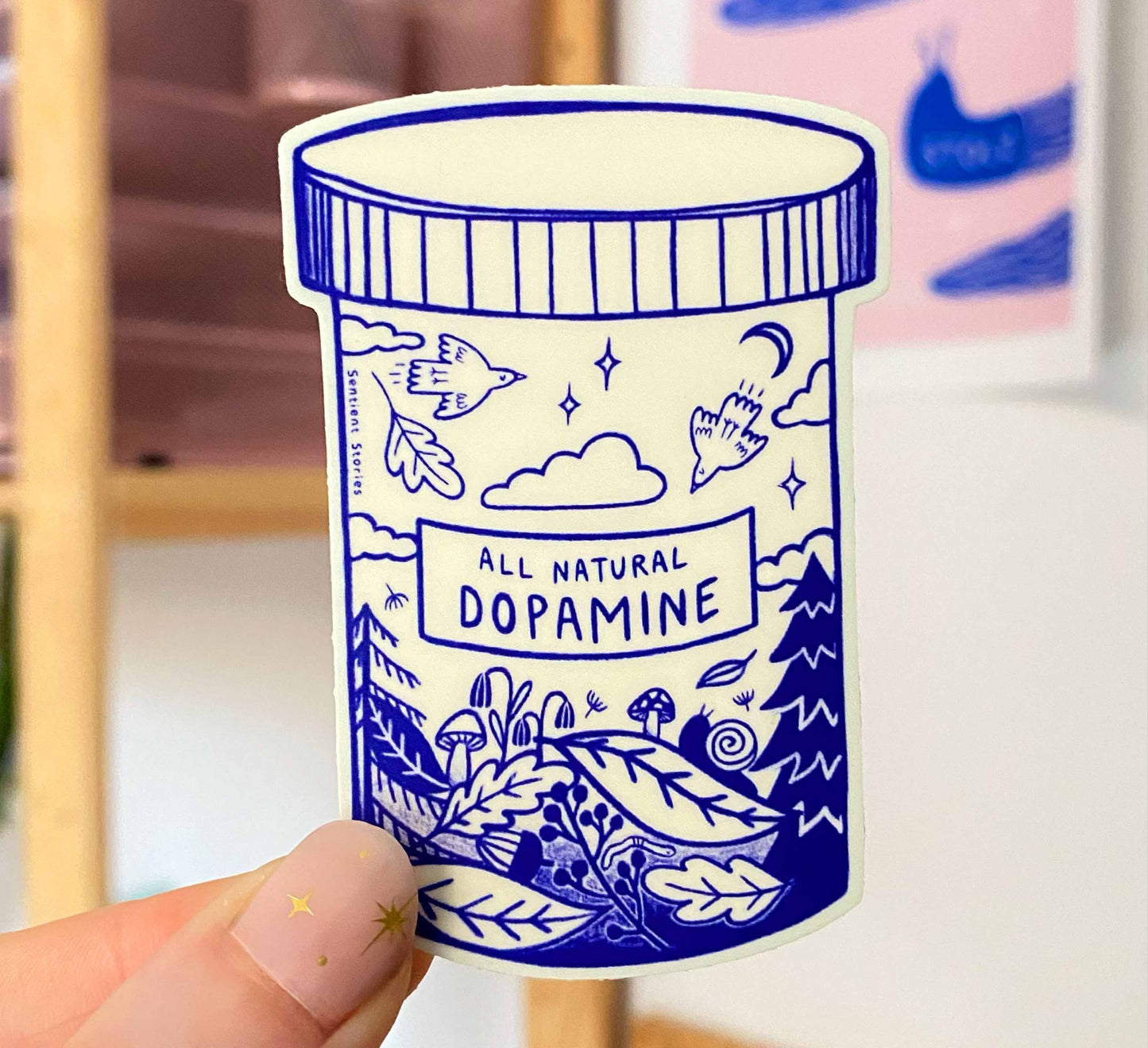 'Dopamine' Vinyl Sticker