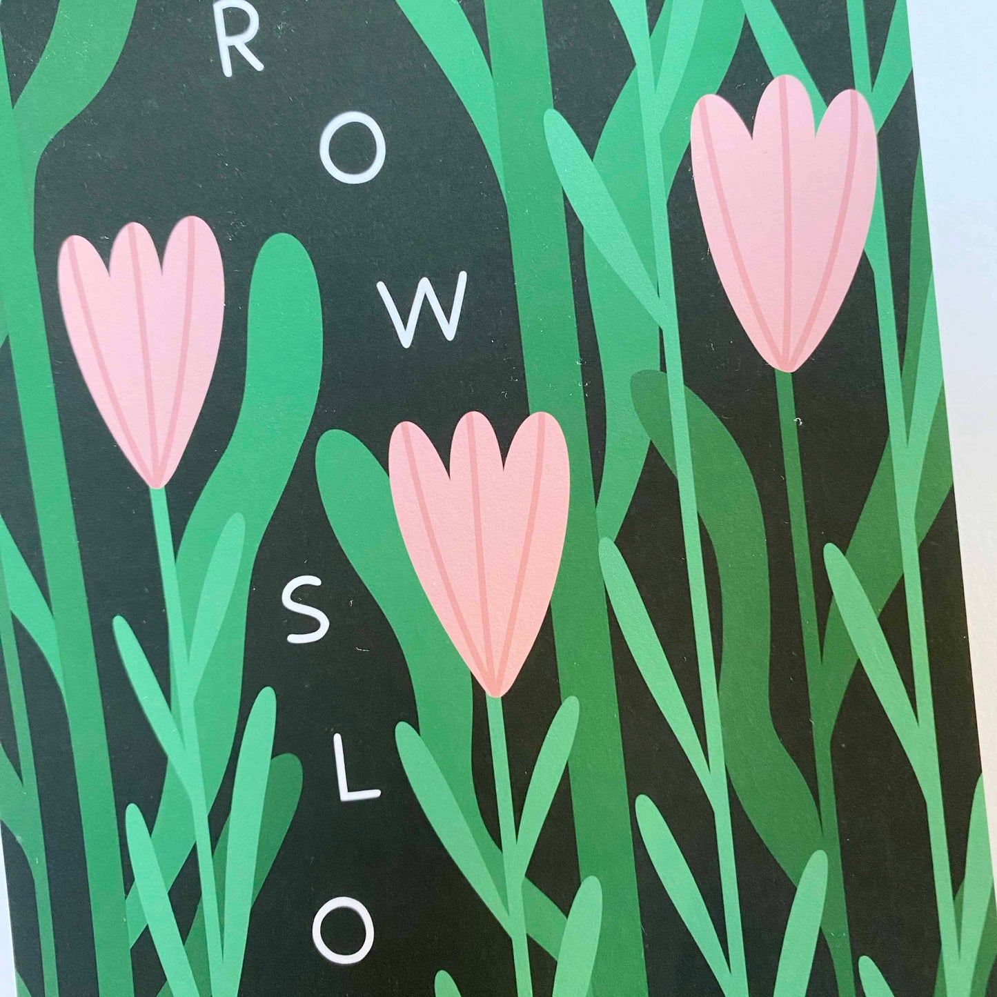 Imperfect 'Grow Slow' Fine Art Print (A5)