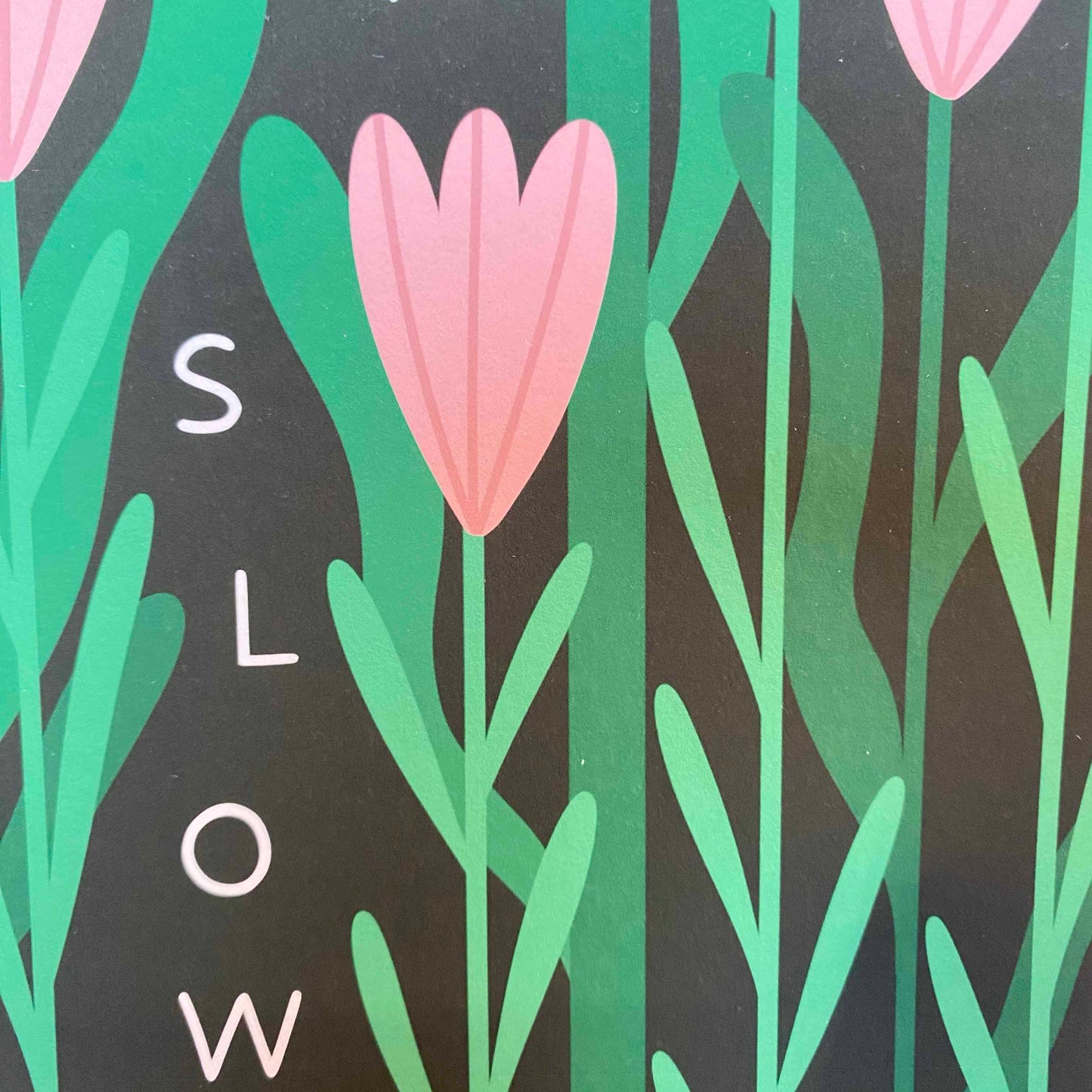 Imperfect 'Grow Slow' Fine Art Print (A5)