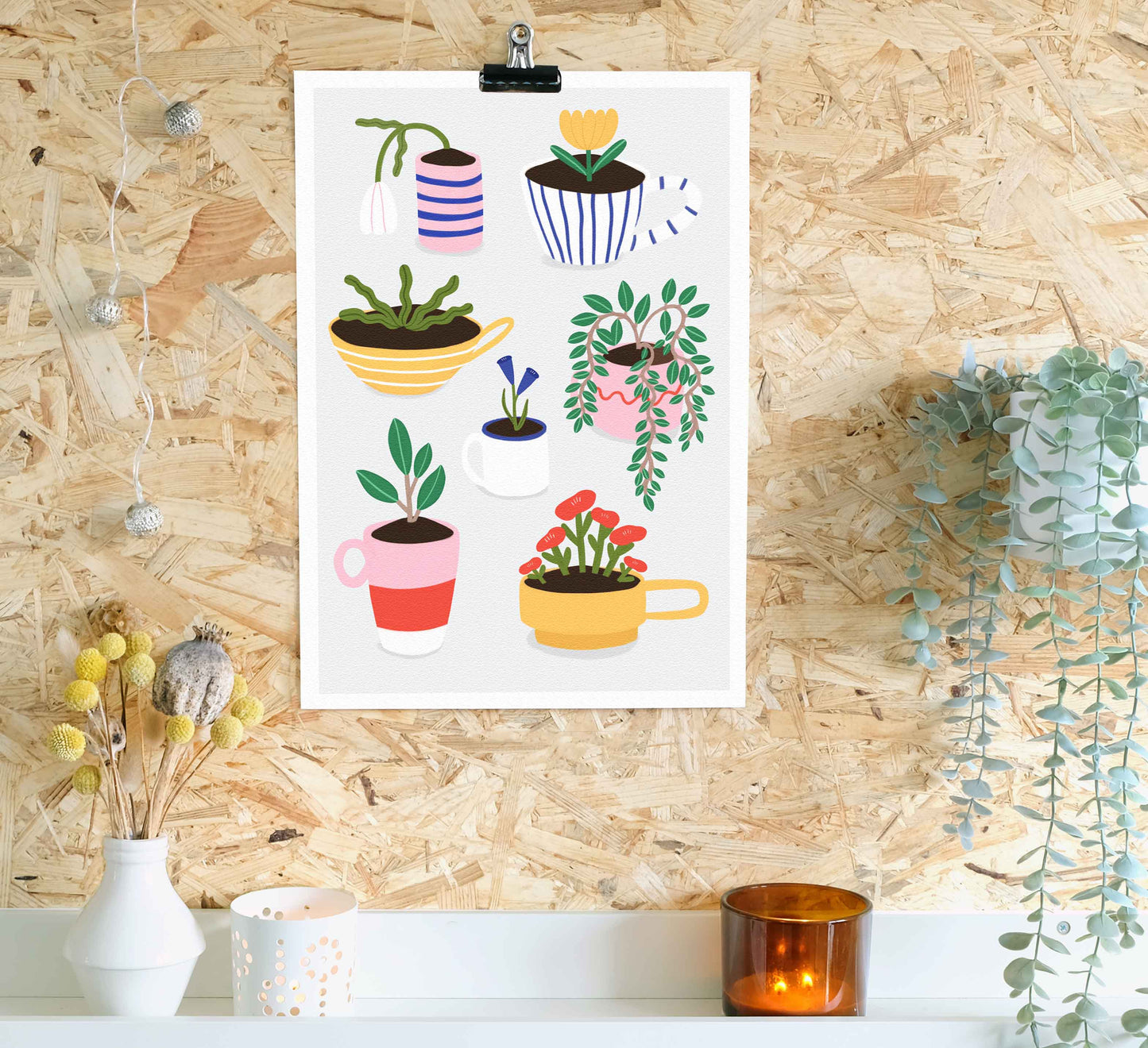 'Teacup Garden' Fine Art Print