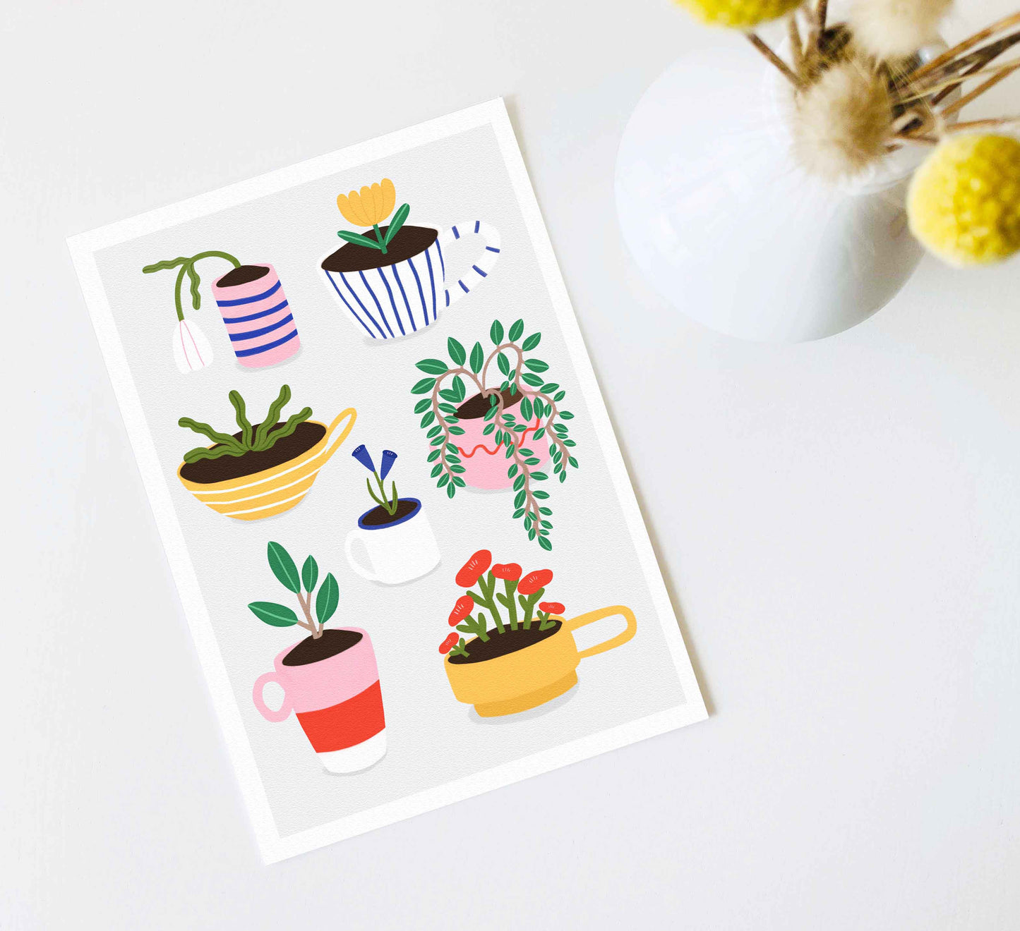 'Teacup Garden' Fine Art Print