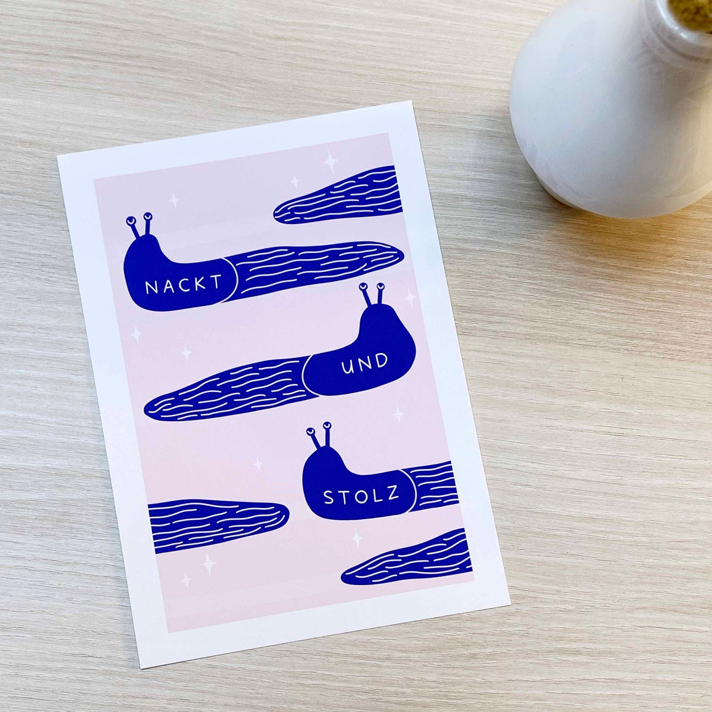 Imperfect 'Nackt und Stolz' Fine Art Print (A5)