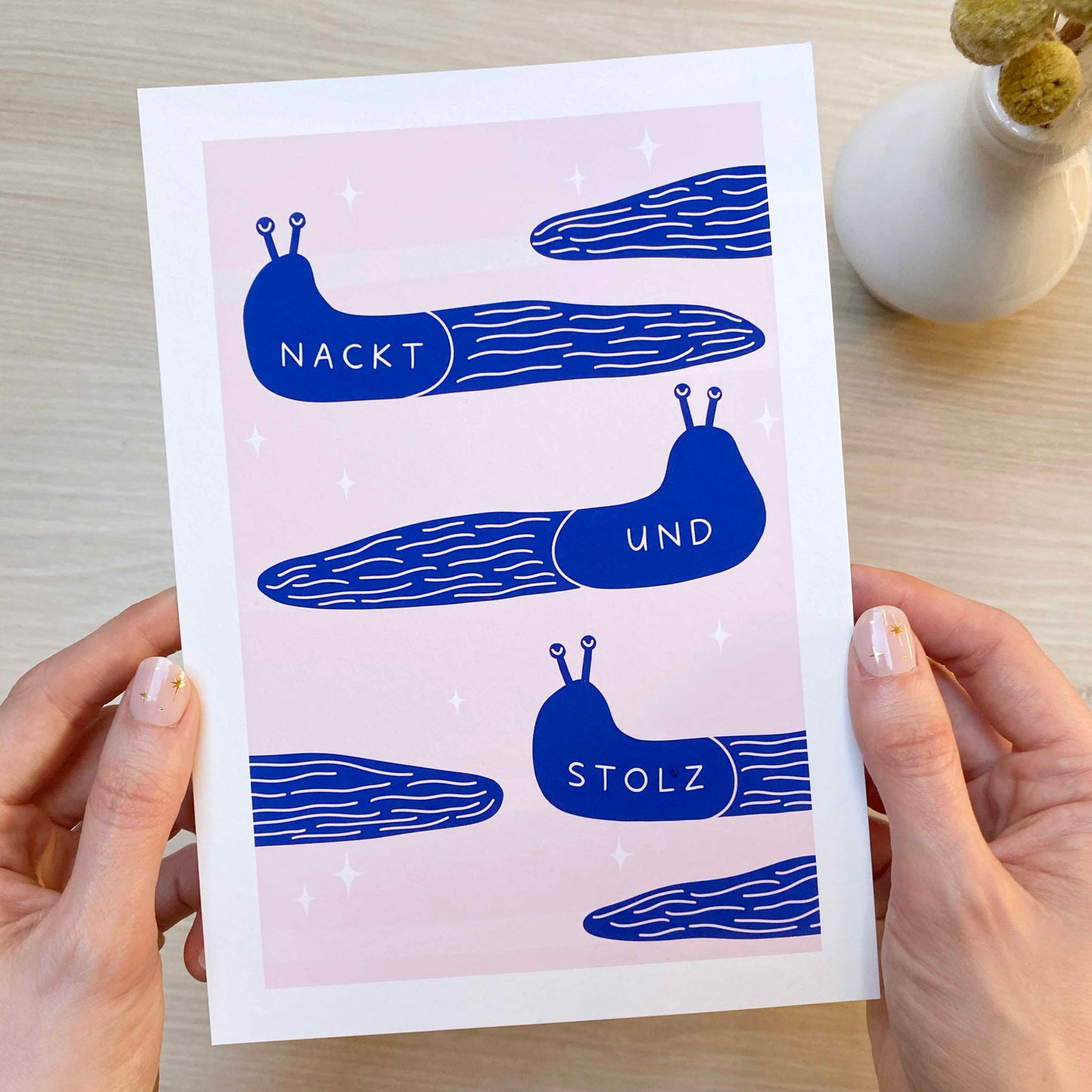 Imperfect 'Nackt und Stolz' Fine Art Print (A5)