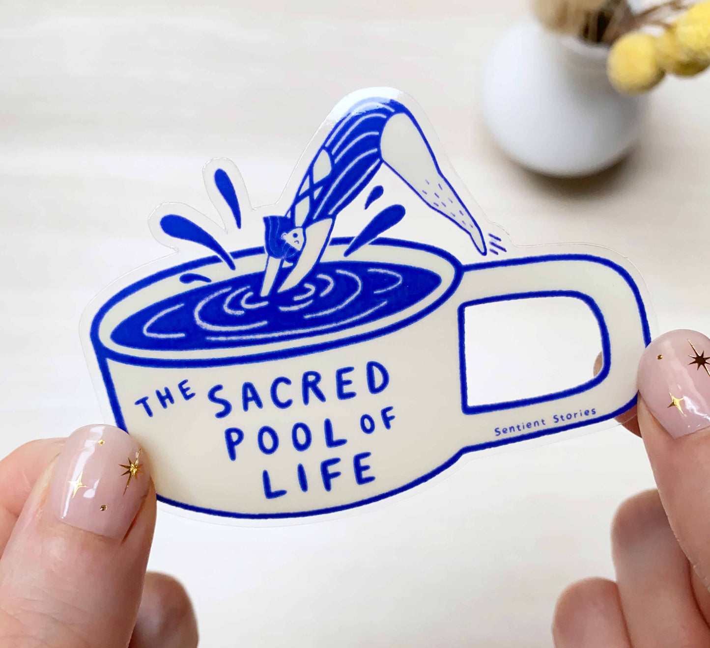 'Sacred Pool' Vinyl Sticker
