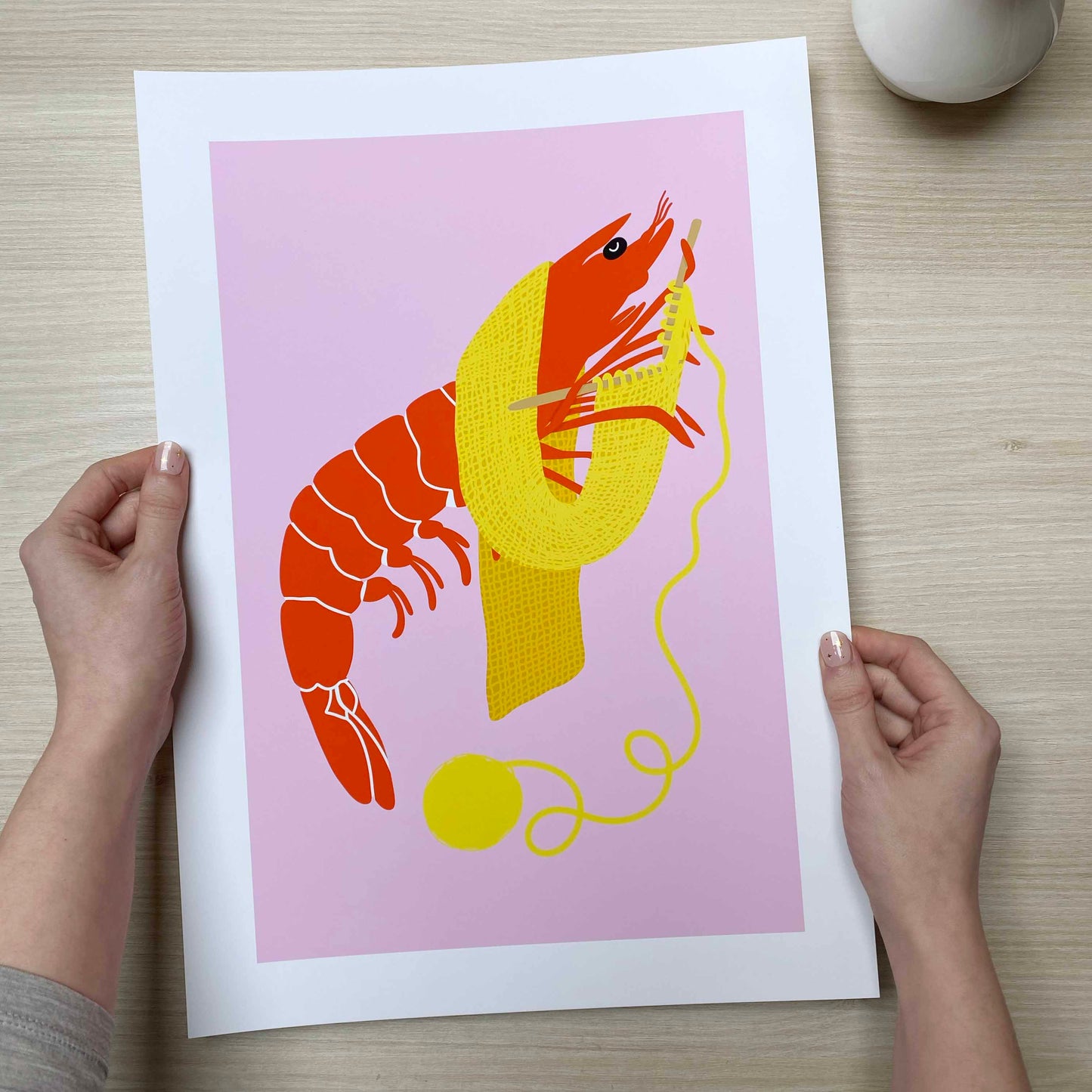 Imperfect 'Shrimp Stitch' Fine Art Print (A3)
