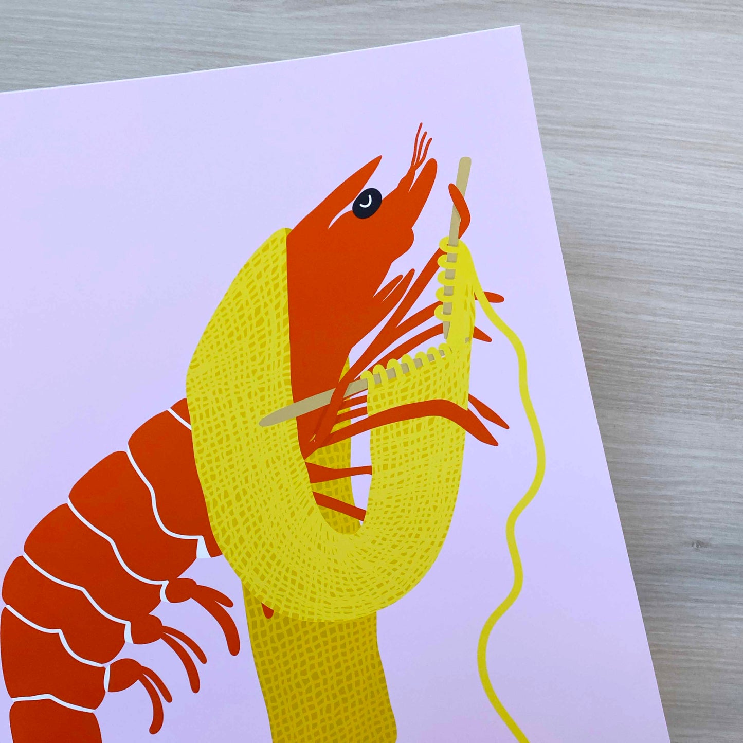 Imperfect 'Shrimp Stitch' Fine Art Print (A3)
