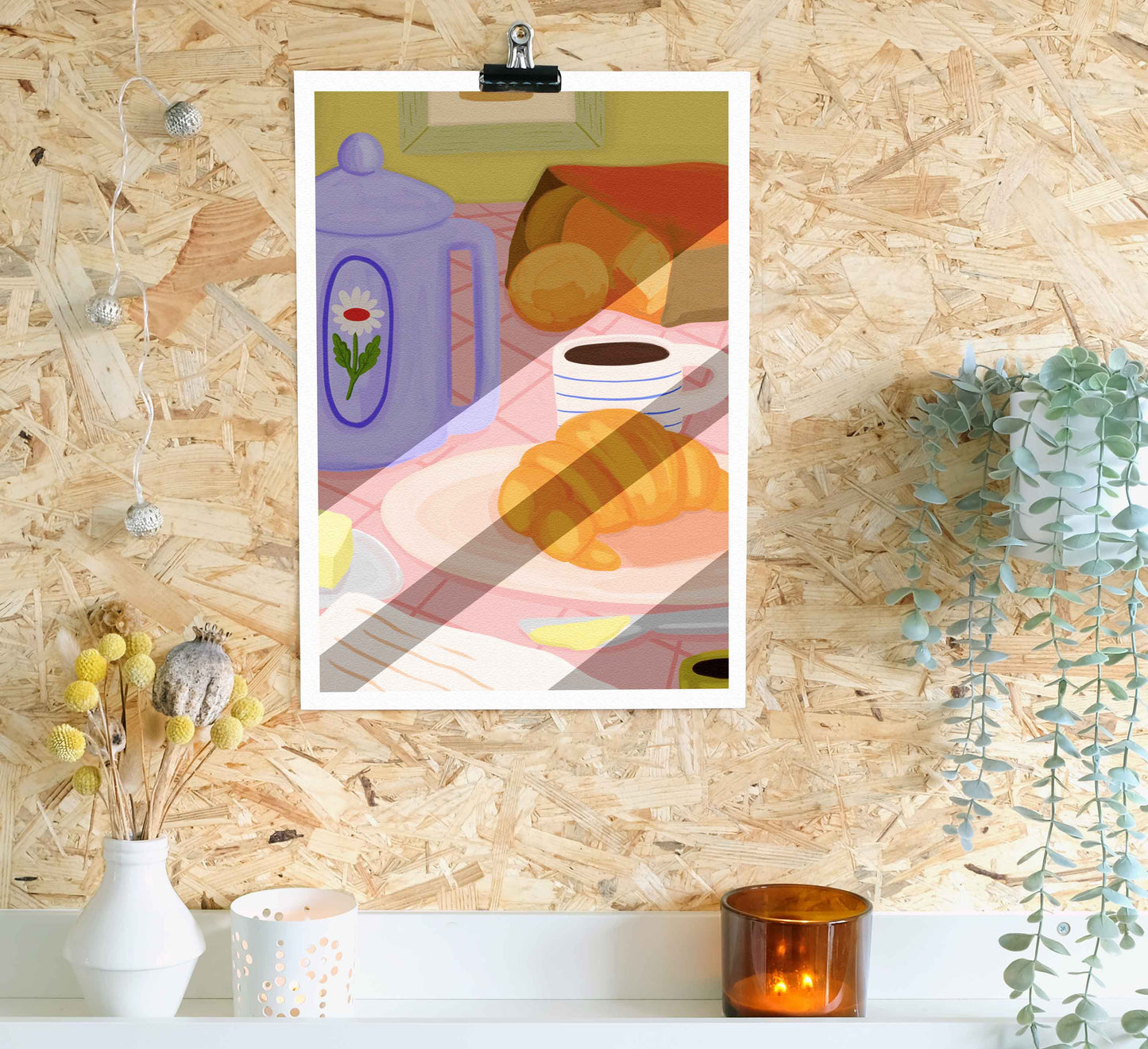 'Spring Brunch: Croissant' Fine Art Print