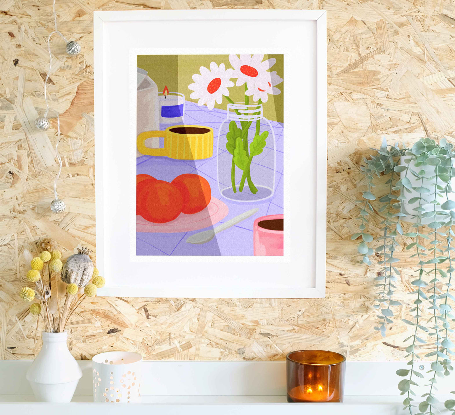 'Spring Brunch: Daisies' Fine Art Print