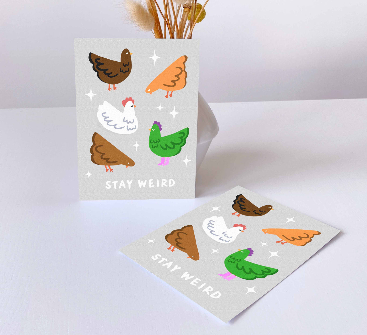 'Stay Weird' Postcard