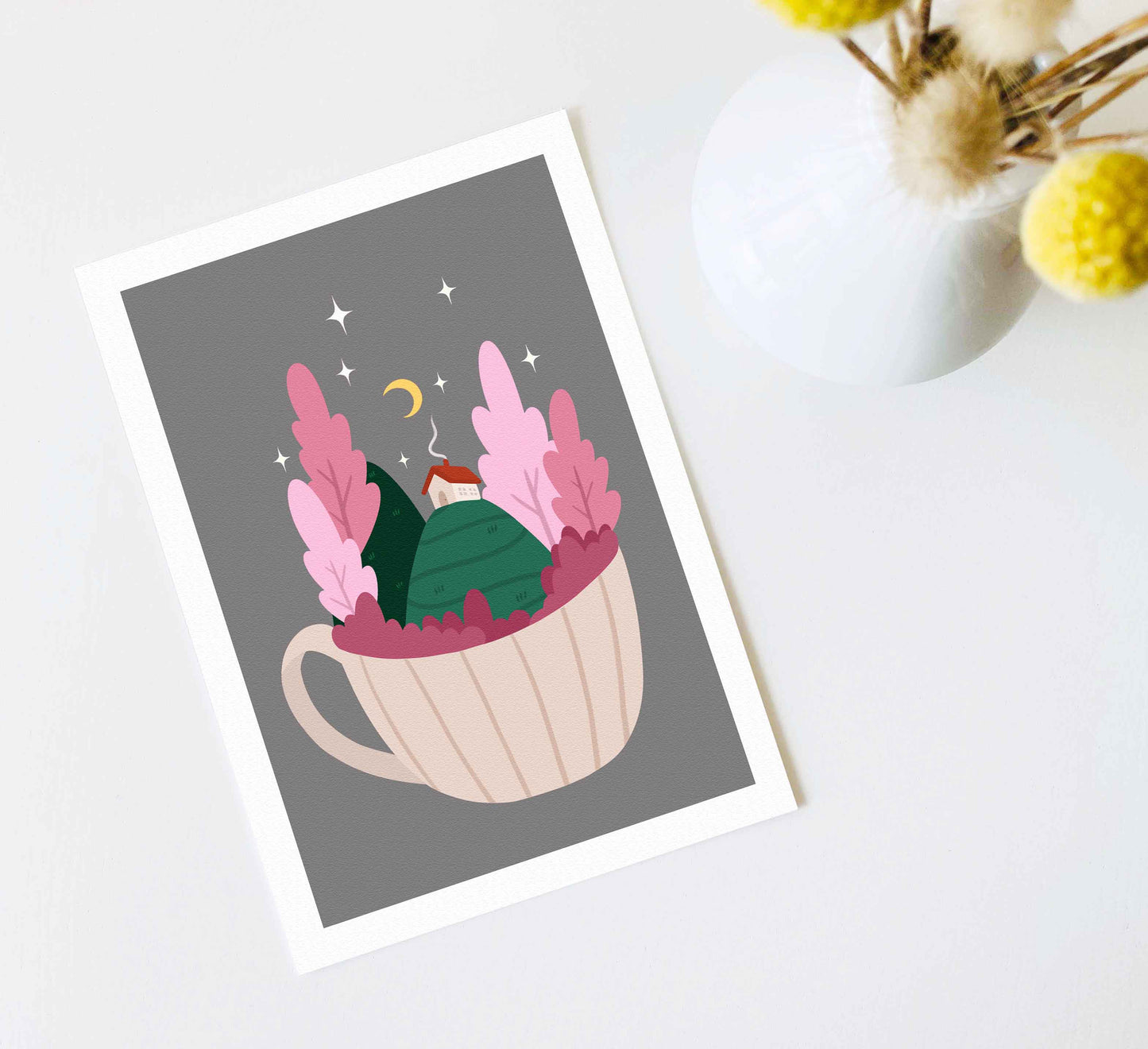 'Twinkly Teacup' Fine Art Print