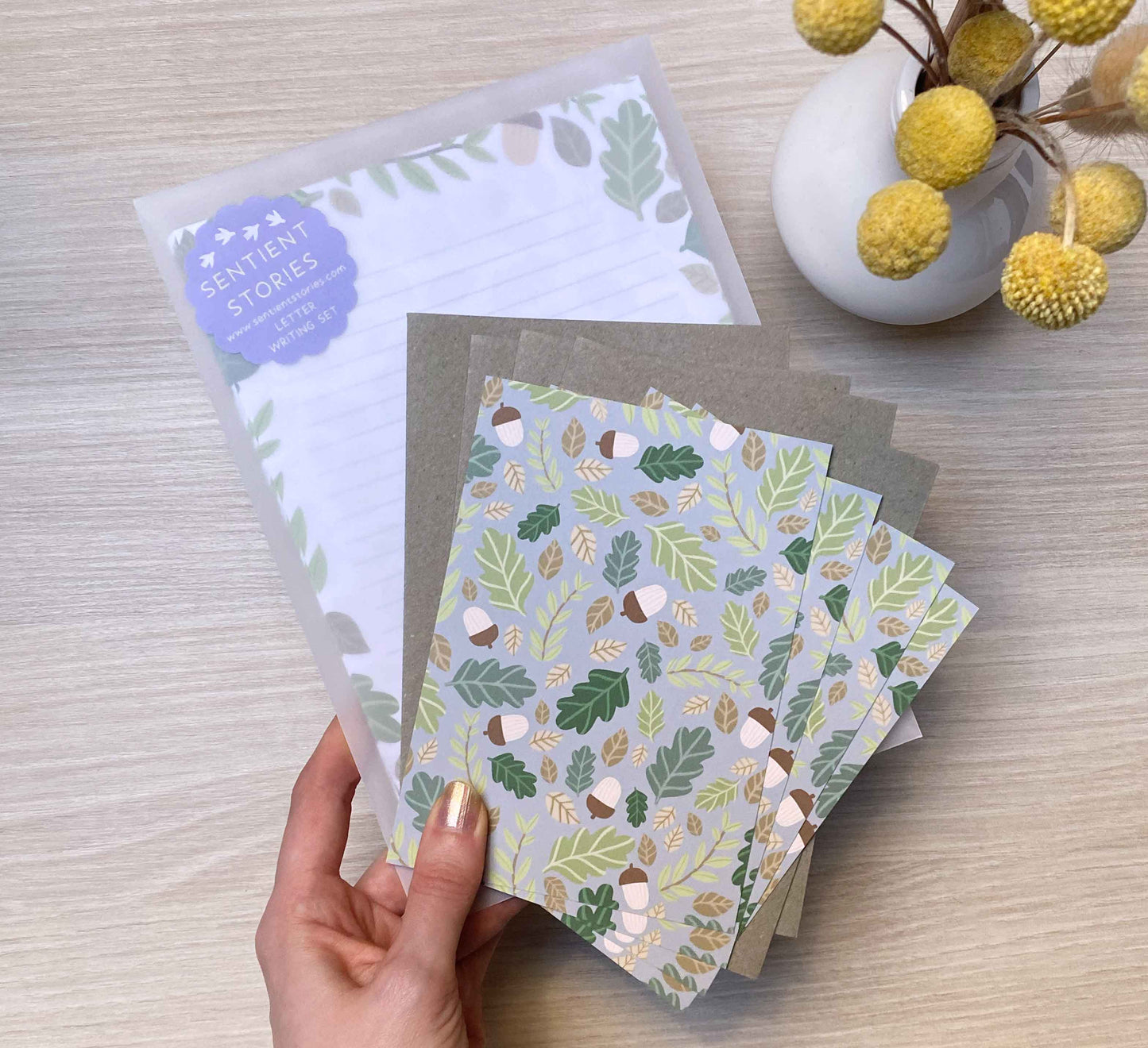 'Woodland' Snail Mail Set