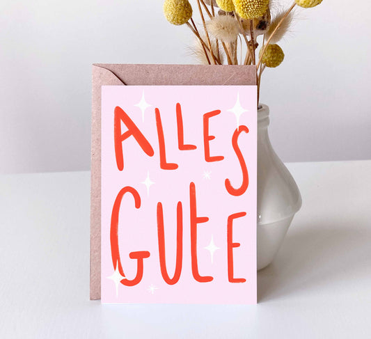 'Alles Gute' Postcard