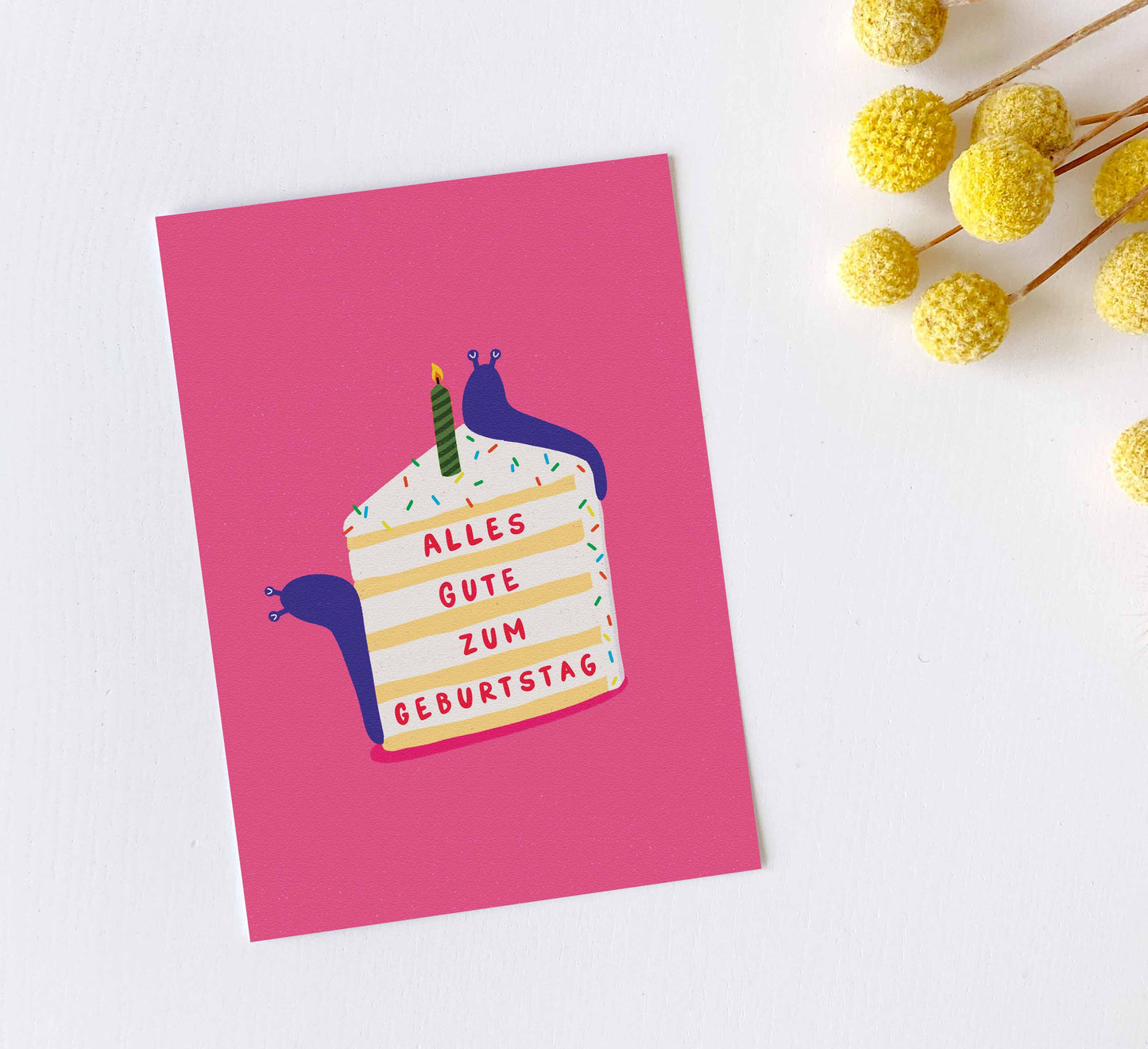 'Alles Schnecke' Postcard