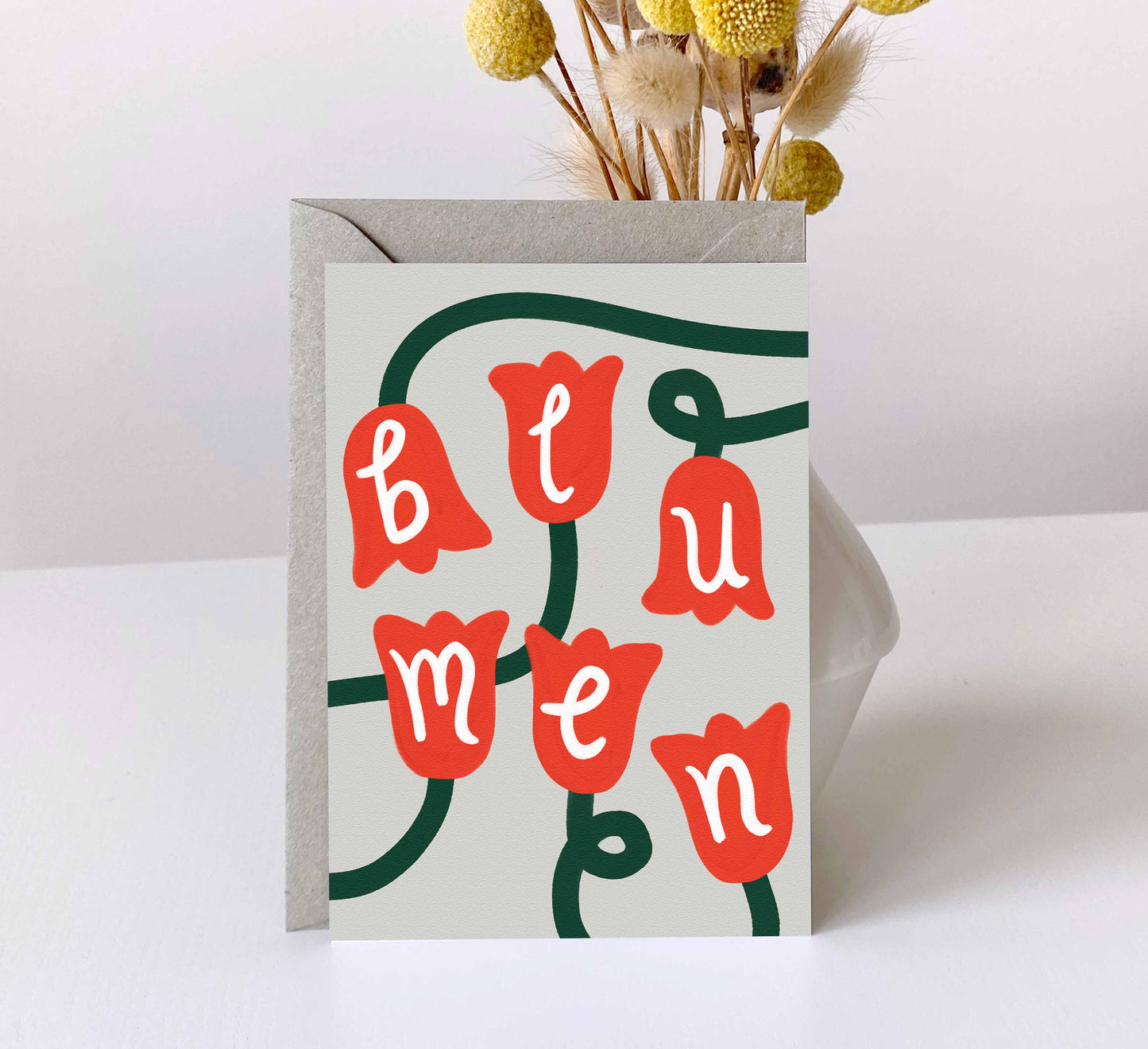 'Blumen' Greeting Card