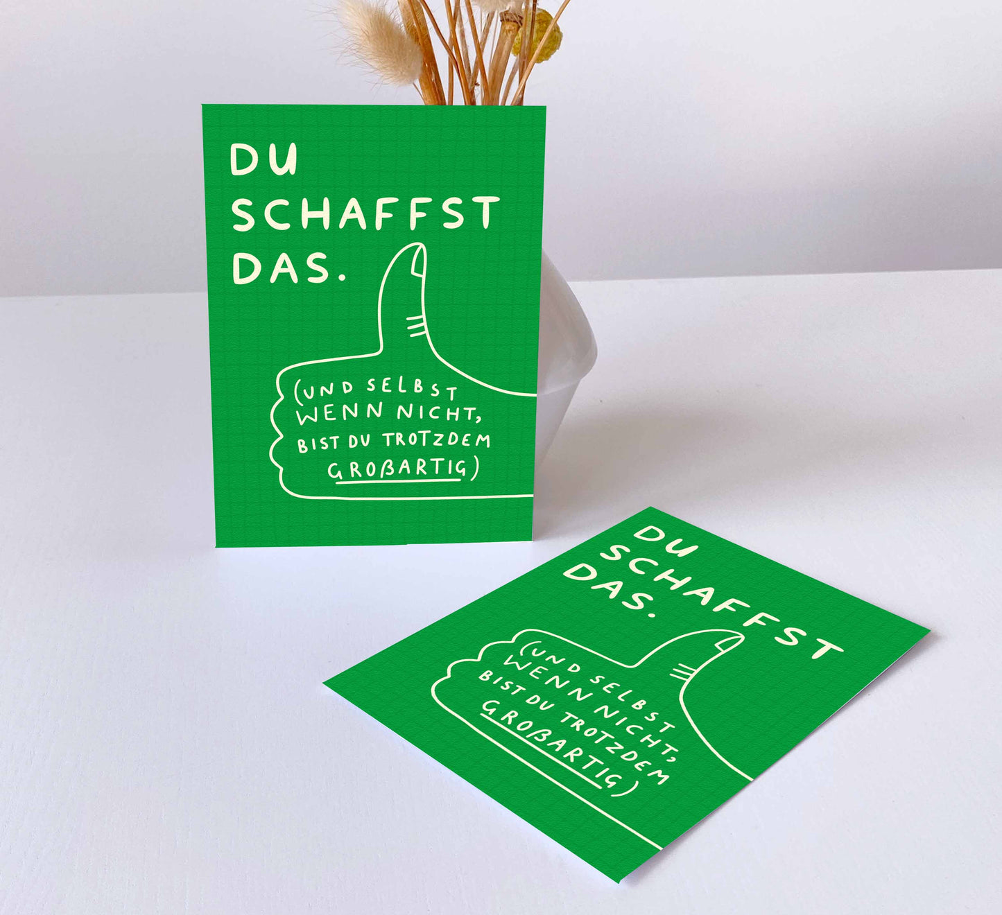 'Du Schaffst Das' Postcard