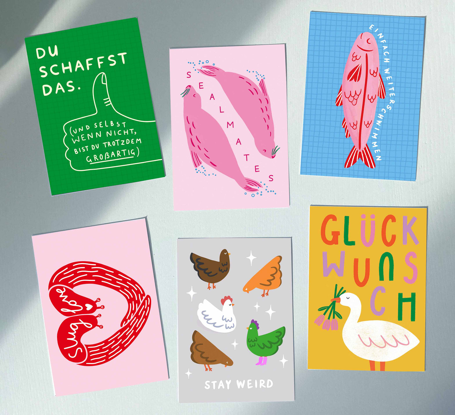 'Feel the Love' Postcard Set