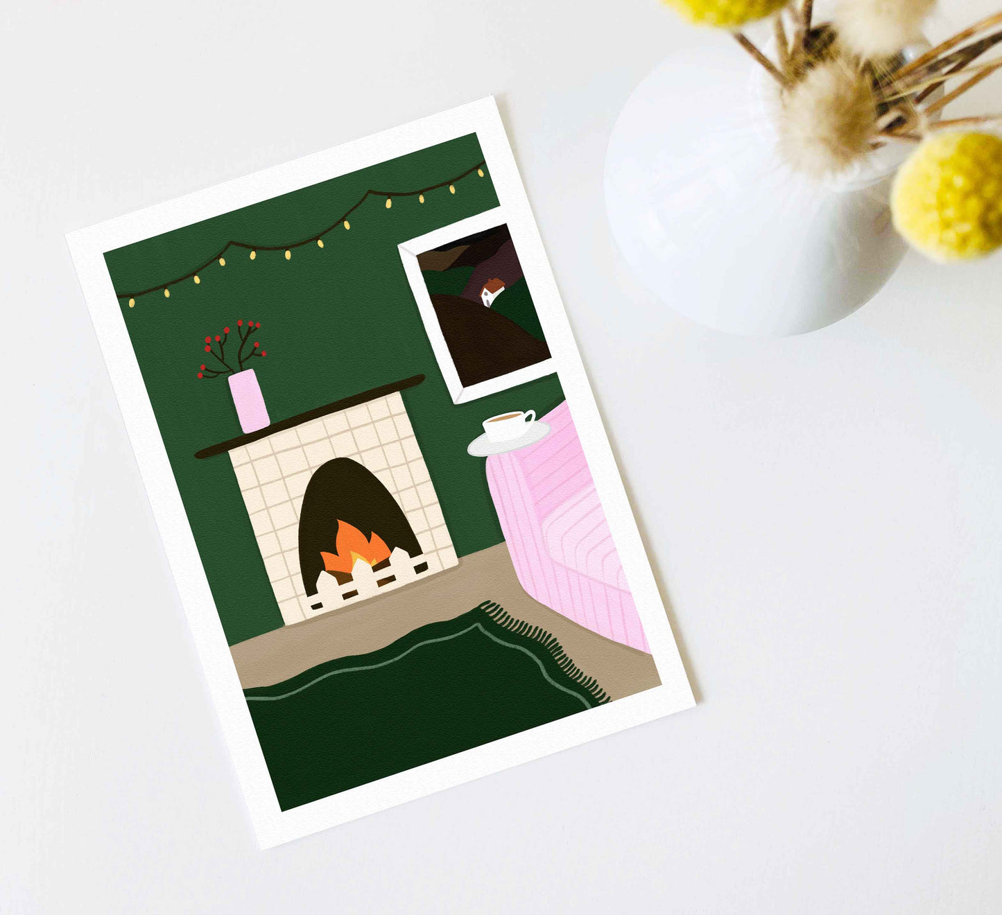 'Fireplace' Fine Art Print