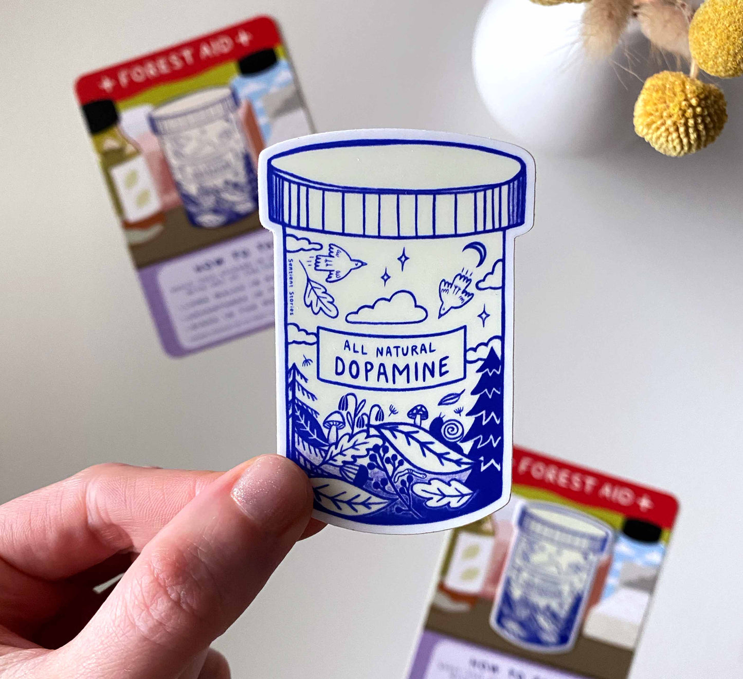 'Forest Aid' Sticker Card