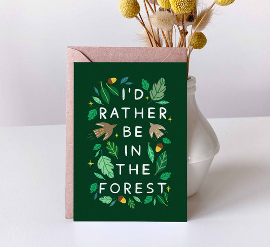 'In The Forest' Postcard