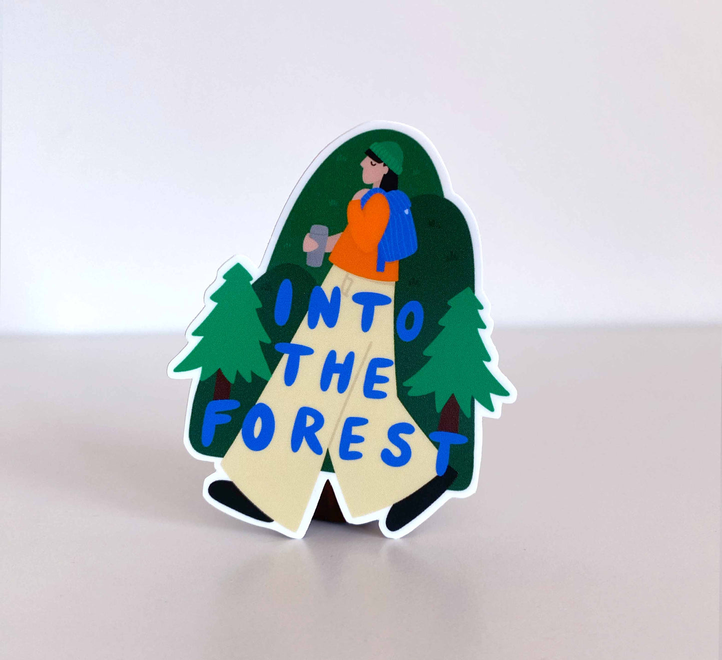 'Into the Forest' Matte Vinyl Sticker