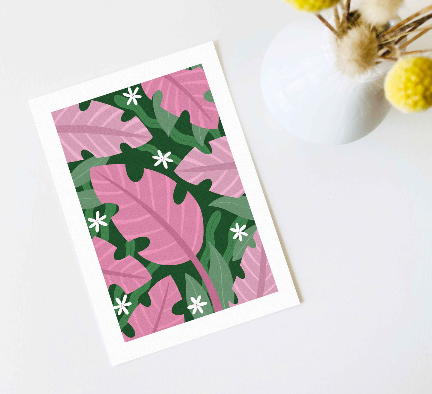 'Jungle Flowers' Fine Art Print