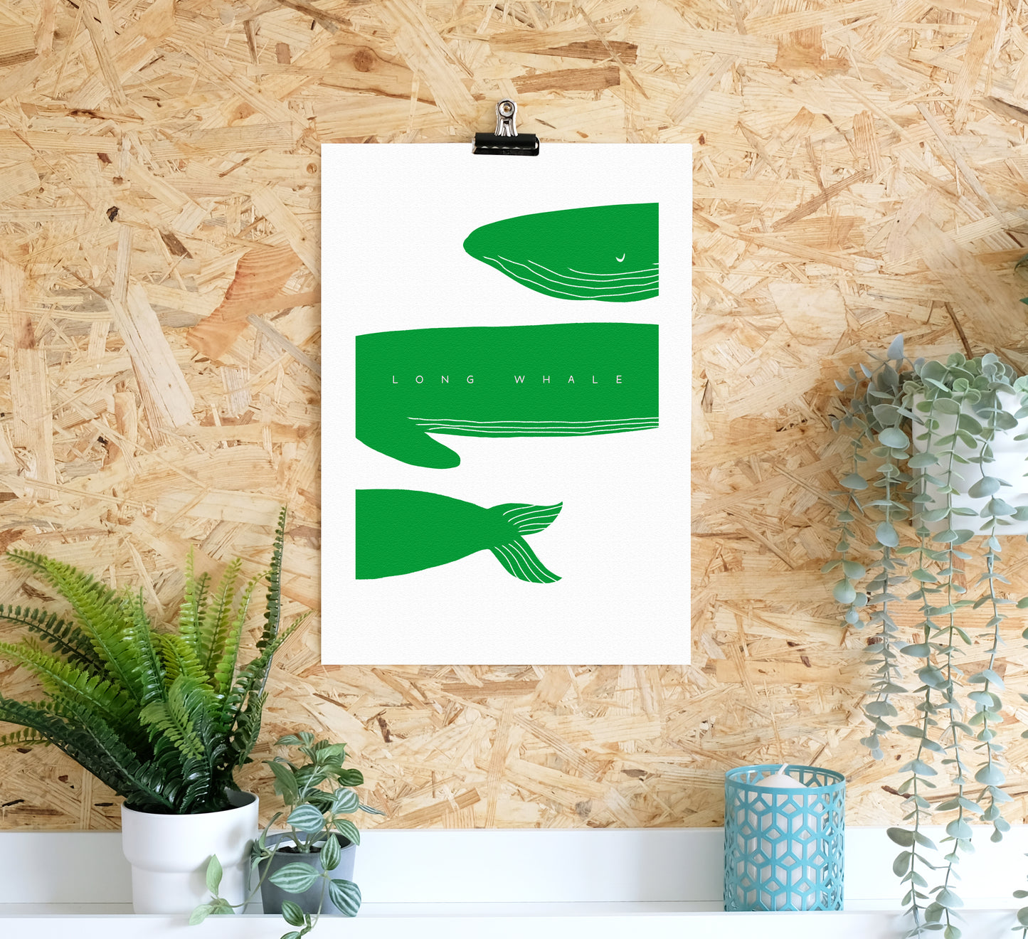 Skurriler Druck, der den majestätischen Wal feiert! Quirky art print that celebrates the majestic whale!