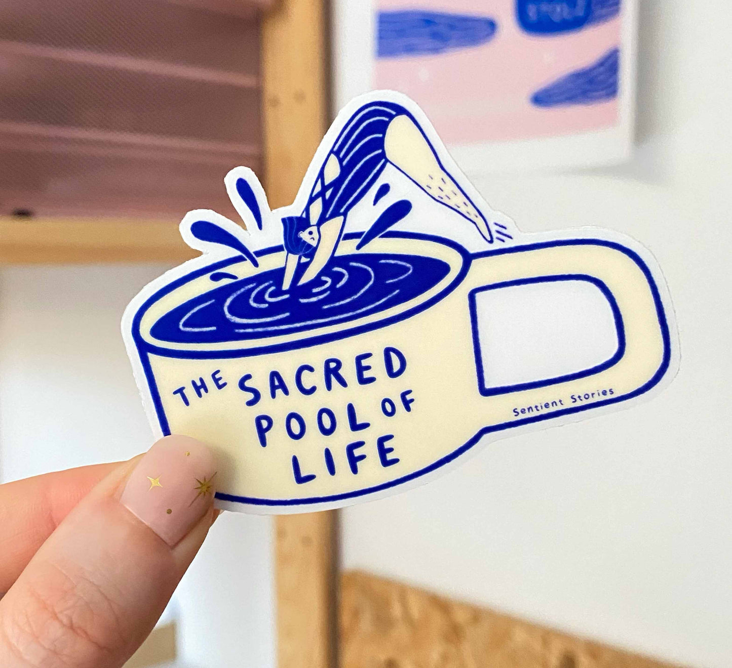 'Sacred Pool' Vinyl Sticker