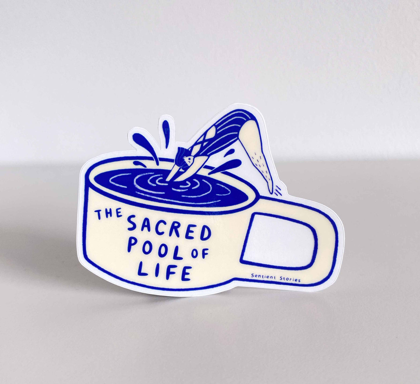 'Sacred Pool' Vinyl Sticker