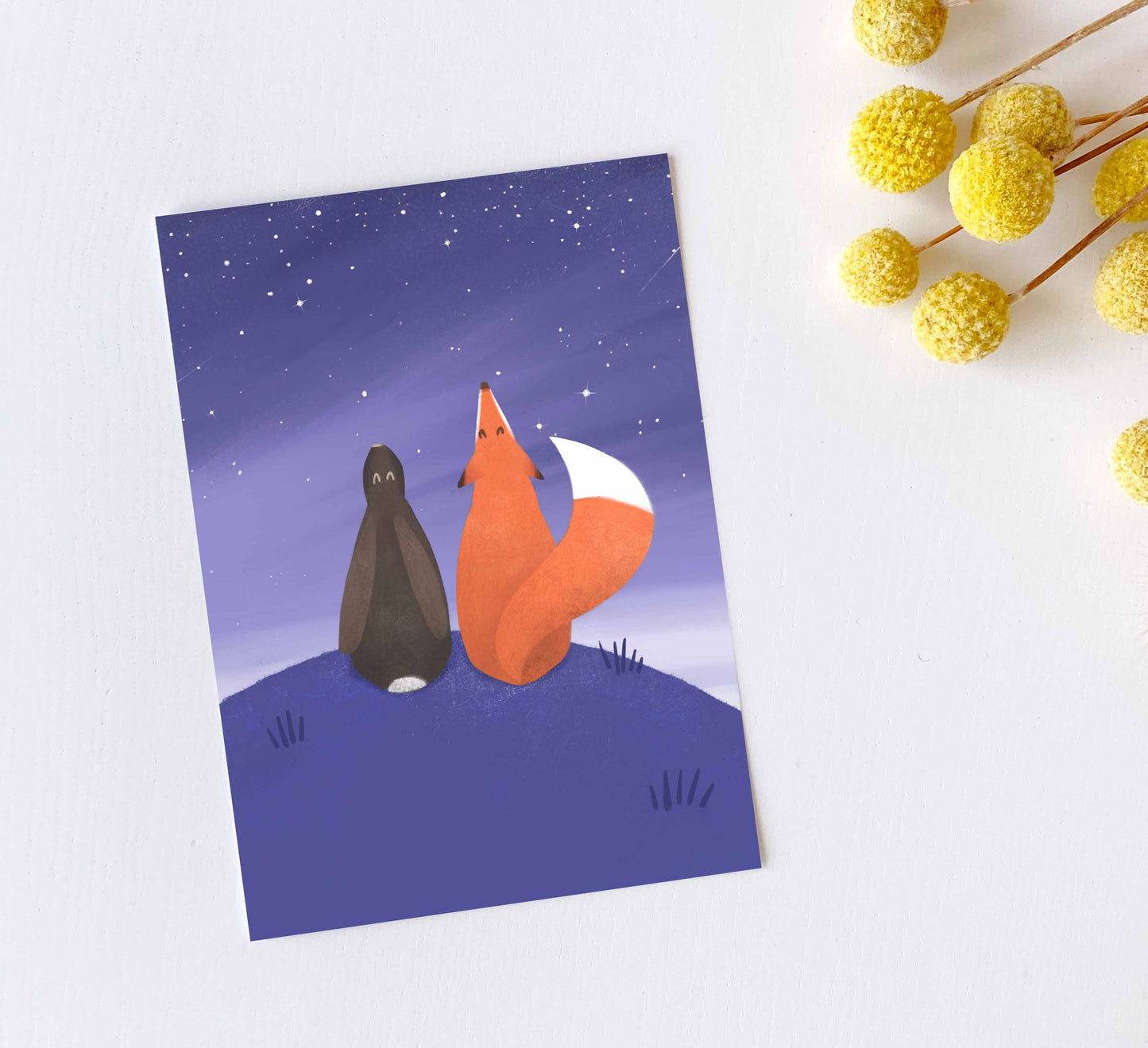 'Stargazing' Greeting Card