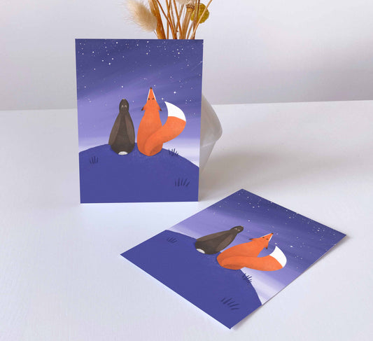 'Stargazing' Greeting Card