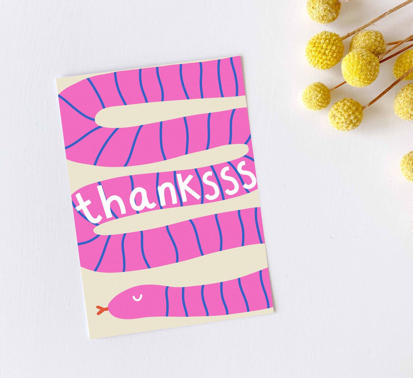 'Thanksss' Greeting Card