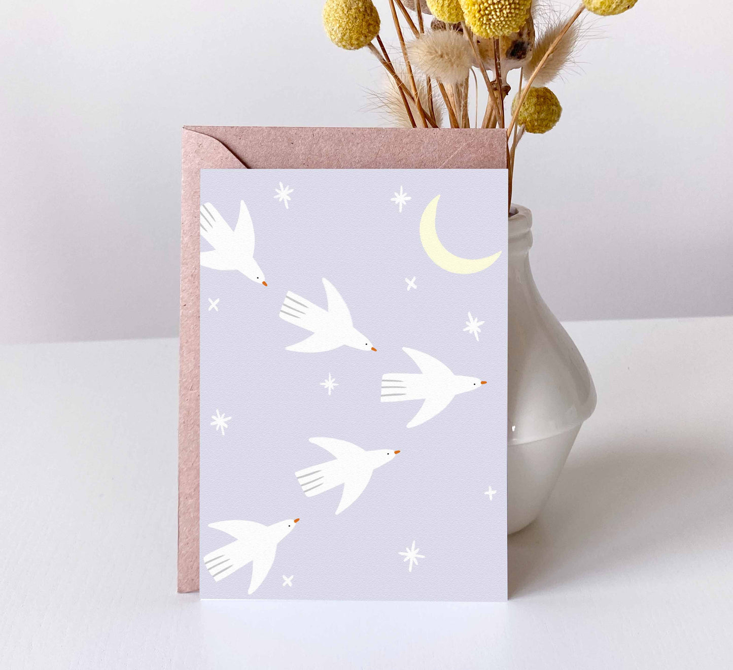 'Twilight Flocks' Greeting Card